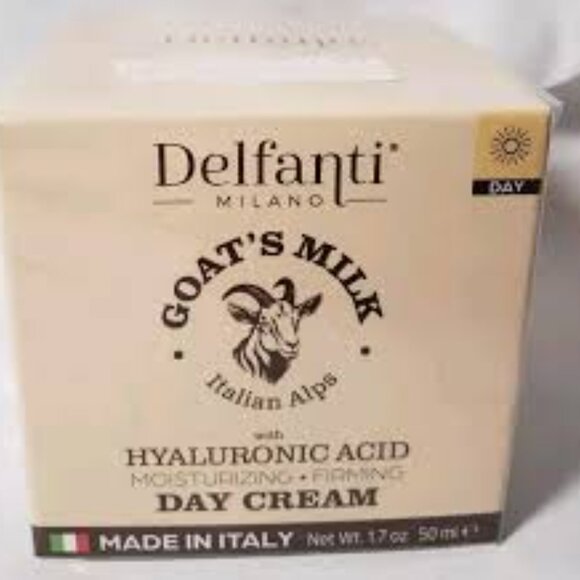 Delfanti Goat milk hyaluronic acid firming day cream Made in Italy - Picture 1 of 3